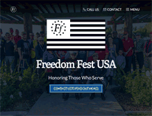Tablet Screenshot of freedomfestusa.com